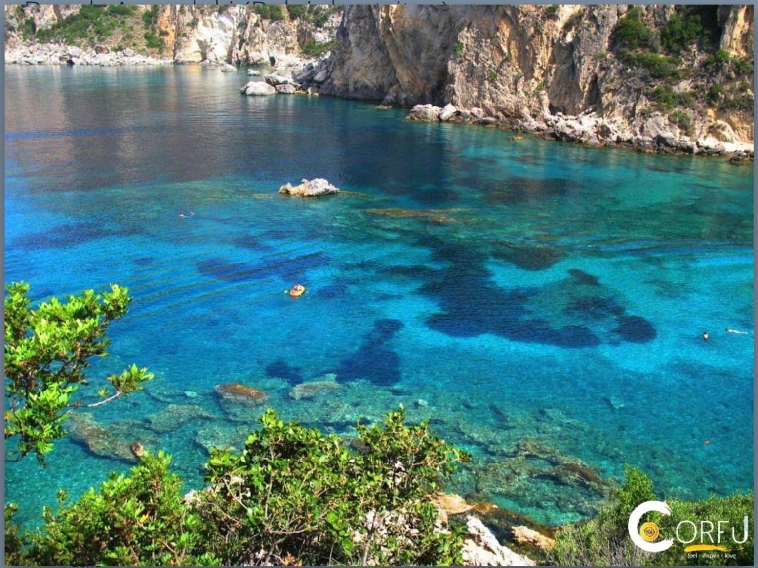 Villa Ampelaki "30 Meters To Beach" Paleokastritsa Exterior photo